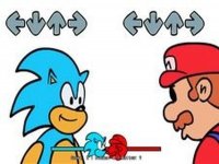 FNF: Mario and Sonic Smoochin Online Rhythm Game