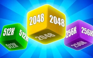 Merge Cubes 2048 3D: Fun Casual Number Puzzle Game Online