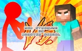 Red Stickman vs Monster School Online Game