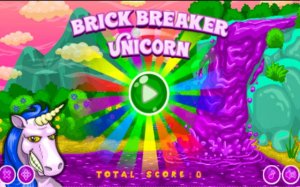 Brick Breker Unicorn: Magical Arcade Puzzle Game