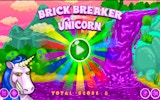 Brick Breker Unicorn: Magical Arcade Puzzle Game
