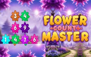 Flower Count Master - Online Counting Puzzle Game