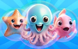 Merge Fish 2048: Fun Underwater Puzzle Adventure Online Game