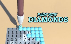 Paint with Diamonds Online - Diamond Art Puzzle Game