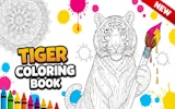 Tiger Coloring Book: Free Online Art & Relaxation Game
